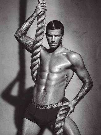 Depiliuotas vyro kūnas - David Beckham